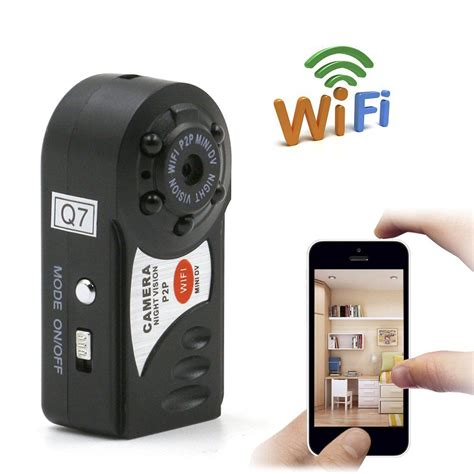 q7 wifi mini camera camcorder ip p2p mini dv wireless camera security record camcorder video