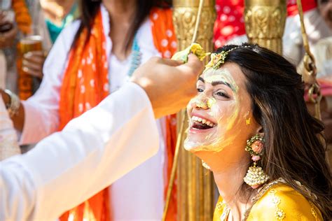 Haldi Indian Wedding Tradition Ptaufiq Photography