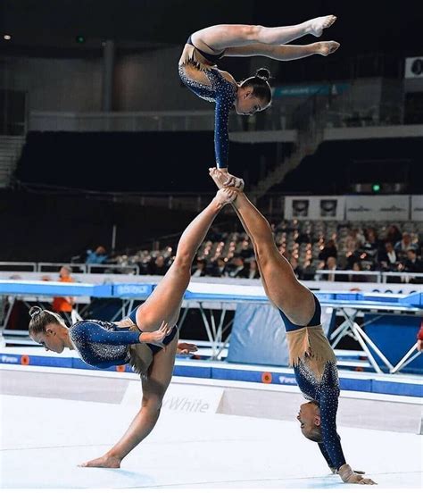 acrogymnastics photos on instagram love this trio 🥰 acrobatics gymnastics balance flexibility