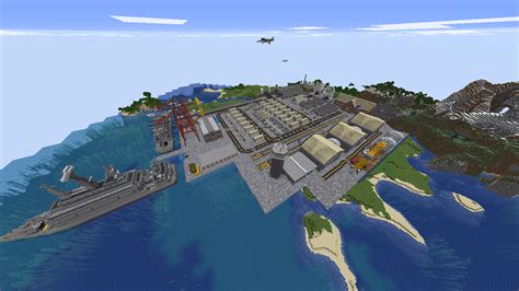 Naval And Air Force Military Base Minecraft Map