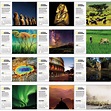 2017 National Geographic Photography Large Desk Calendar | 7-1/2" x 6-1 ...