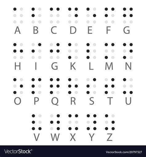 Braille Alphabet Printable Free