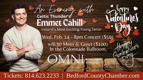 Celtic Thunders Emmet Cahill To Perform In Bedford Bedford County