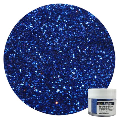 Techno Glitter Royal Blue Baking Treasures Bake Shop