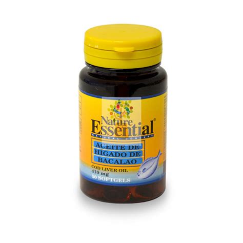 Aceite De Higado De Bacalao Mg Perlas Nature Essential