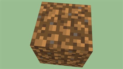 Minecraft Dirt Block 3d Warehouse