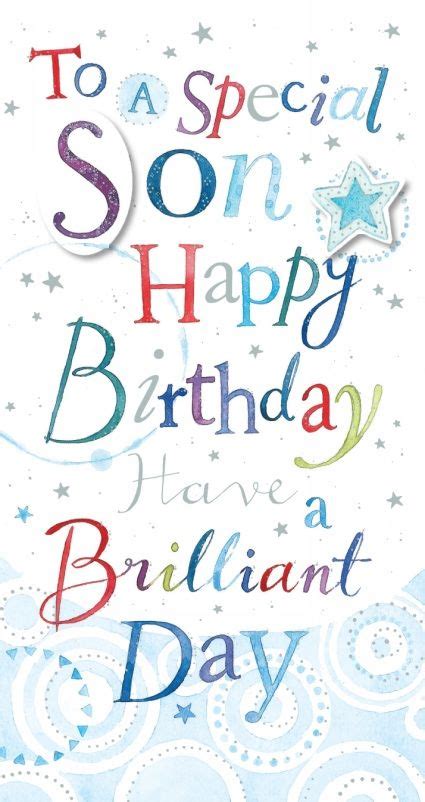 Printable Birthday Cards For Son
