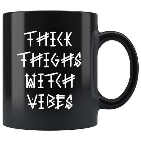 thick thighs witch vibes mug spirit nest