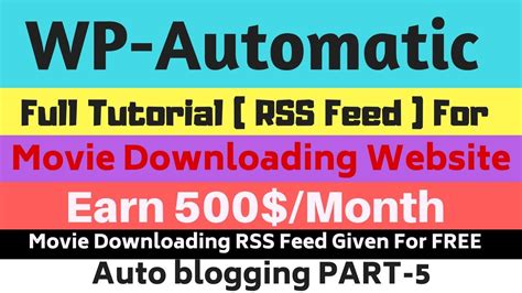 How To Setup Auto Posting Or Blogging Via Wp Automatic Wordpress Plugin
