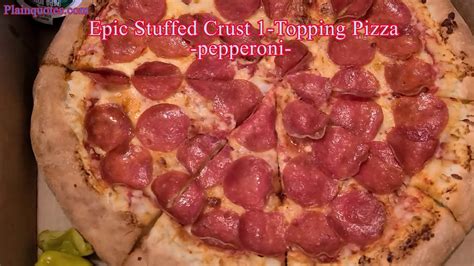 Papa John S Epic Stuffed Crust Pizza Garlic Parmesan Breadsticks Honey Chipotle Wings