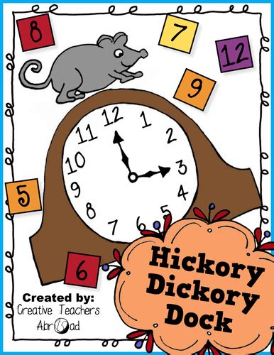 Hickory Dickory Dock Activity Teaching Resources