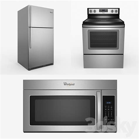 3d Models Kitchen Appliance Kitchen Appliances Whirpool