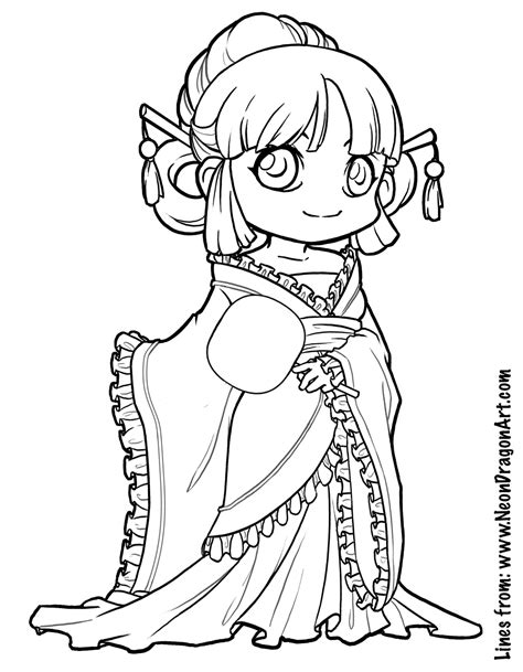 Best Free Chibi Anime Girls Coloring Pages Photos Free