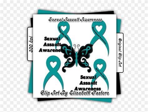 Sexual Assault Awareness Clip Art Awareness Ribbon Png Download 251609 Pinclipart