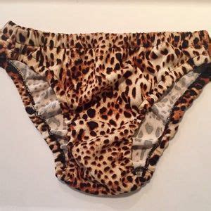 Orange Zebra Tiger Stripe Mens Bikini Brief Underwear Etsy Pink