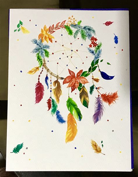 Dreamcatcher Watercolor Dreamcatcher Watercolor Art Dream Catcher