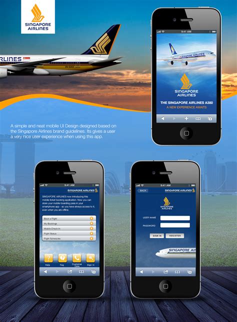 Singapore Airlines Mobile App On Behance