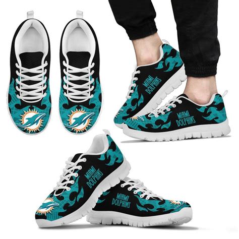 Tribal Flames Pattern Miami Dolphins Sneakers | Womens sneakers, Sneakers, Print sneakers