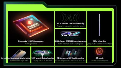 Features 6.43″ display, snapdragon 888 5g chipset, 4500 mah battery, 256 gb storage, 12 gb ram. Realme GT Neo vorgestellt - Mit Dimensity 1200 statt ...