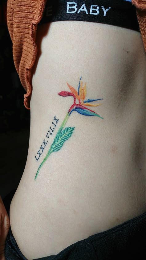 Bird Of Paradise Flower Tattoo By Roxiehart666 Tattoos Birds Of Paradise Flower Flower Tattoo