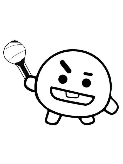 Free Printable Bt21 Coloring Pages