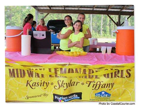 a lemonade stand for a cause