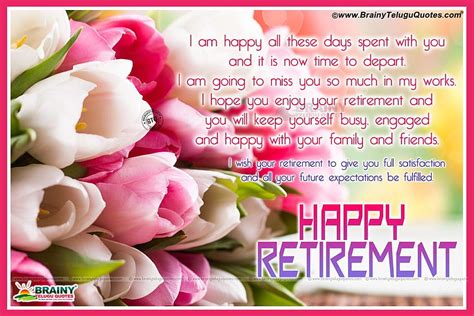 Happy Retirement Day Quotes Greetings Wishes With Blooming Hd Wallpaper