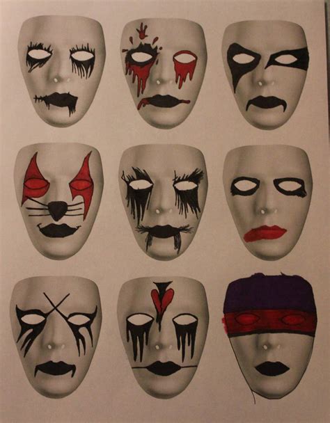 Mask Designs 11 By Zombis Cannibal On Deviantart