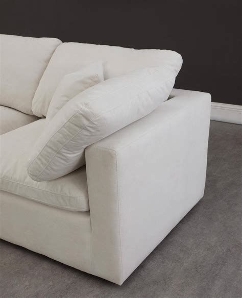 Buy Soflex Cloud Cream Modular Sectional Sofa In Cream Fabric Online