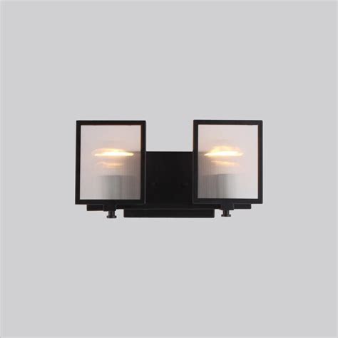 Eglo Henessy 145 In 2 Light Black Transitional Vanity Light In The Vanity Lights Department At