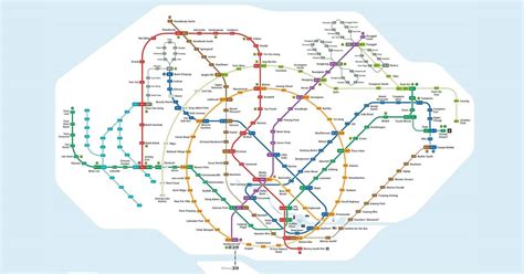 Spores Mrt Map Will Look Like This When Cross Island Line Phases 1