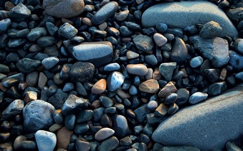 Free Download Wallpaper Of Sea Stones Smooth Shapes Background Hd Image