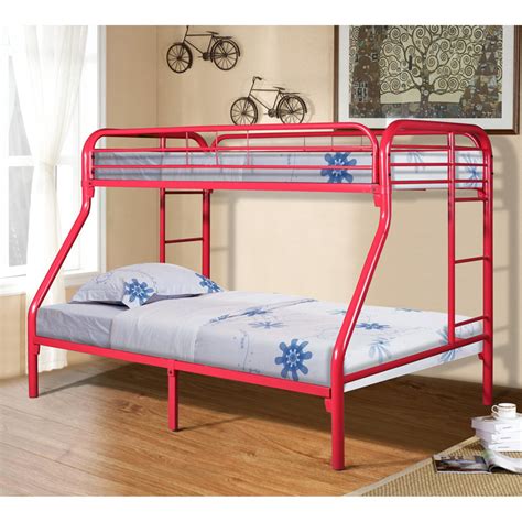 It helps them to bond over their sleep time and spend a gala time with each other. Donco Kids Twin over Full Metal Bunk Bed - Walmart.com ...