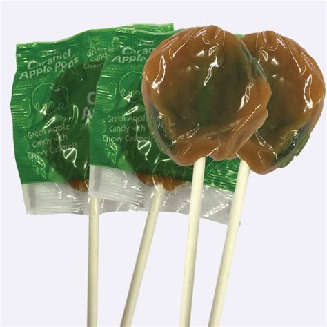 Caramel Green Apple Pops 48 Cs