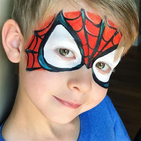 11+ Easy Spiderman Face Paint Ideas - PAINTSWG