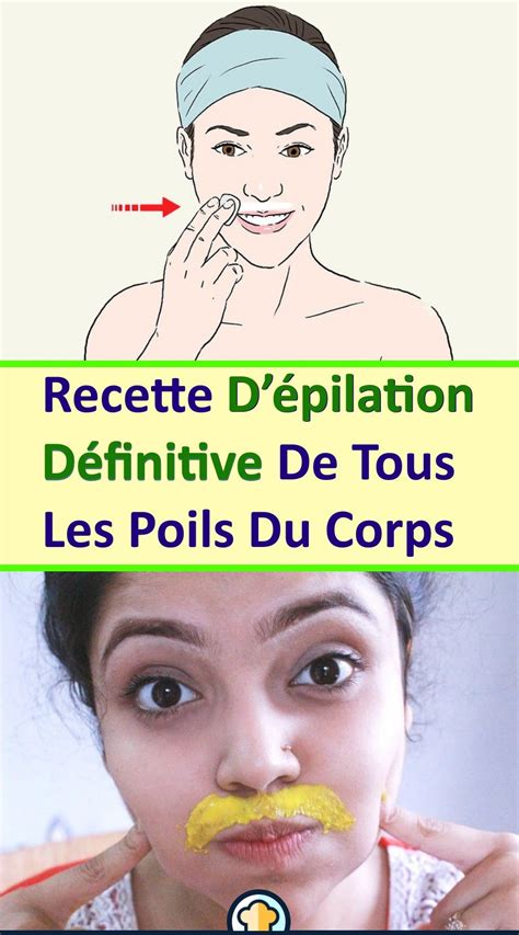 Recette Dépilation Définitive De Tous Les Poils Du Corps Épilation