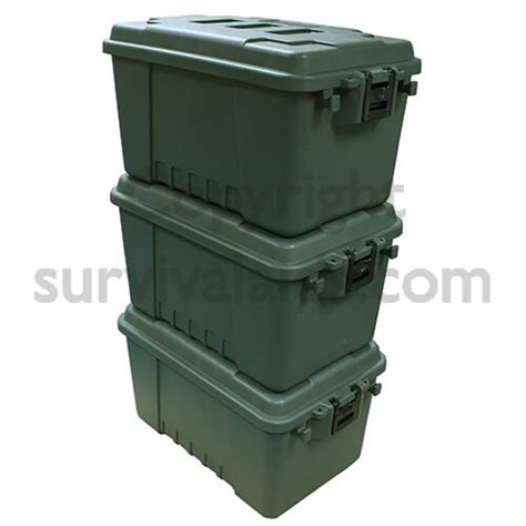 Military Plano Small Storage Trunk 3 Pack Survival Aids Uk