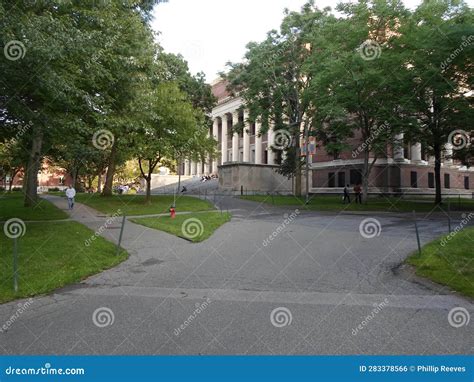 Widener Library Harvard Yard Harvard University Cambridge Ma Usa