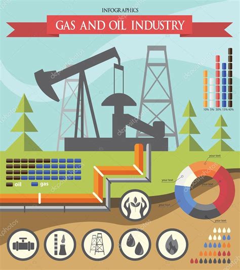Gas And Oil Industry Infographic — Stock Vector © Jly19 52643545