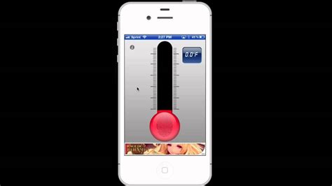Checking for a fever without a thermometer. App Review - Body Temperature iPhone App - YouTube