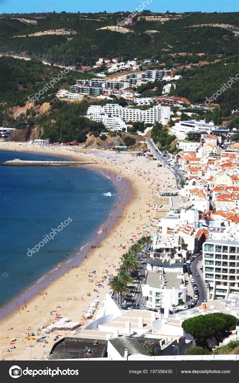 View Coastal Town Sesimbra Portugal — Stock Photo © Inaquim 197356430