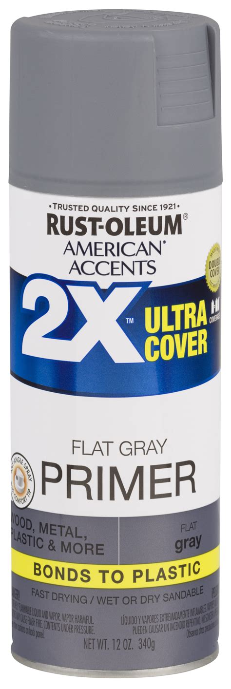 2 Pack Value Rust Oleum American Accents Ultra Cover 2x Gray Primer
