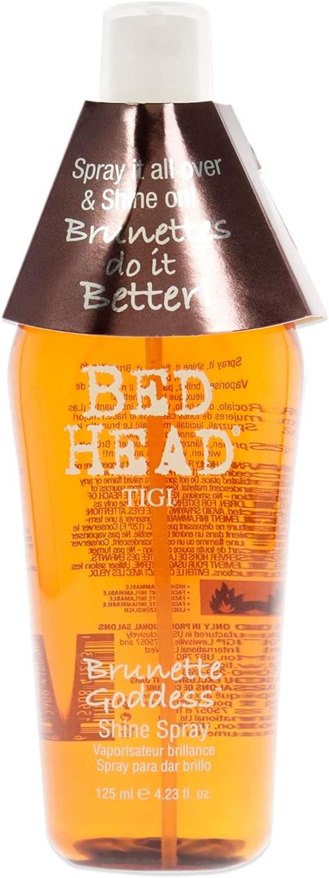 Bed Head Brunette Goddess Shine Spray By Tigi For Unisex Oz