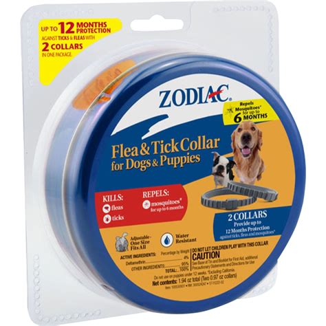 Zodiac Dog Flea And Tick Collar 2 Pack Hubers Animal Health