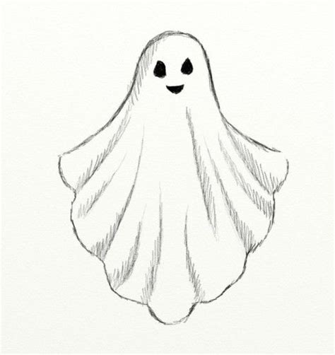 How To Draw A Ghost Scary Drawings Easy Halloween Drawings Easy