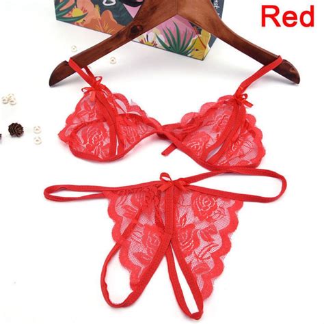 X1 Women Lady Sexy Lingerie Bra G String V String C String Lace Open Thong Underwear Panty