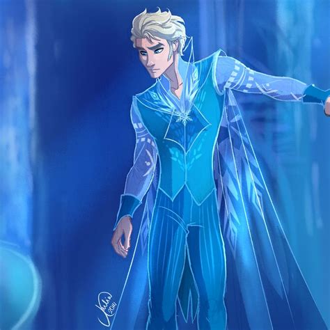 Elias The Snow King Male Elsa Disney Princess Art Gender Bent Disney