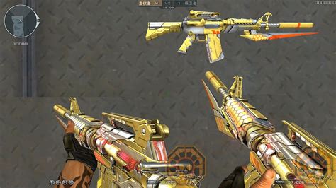 Cf M4a1 S Red Knife Beast Noble Gold Crossfire Youtube