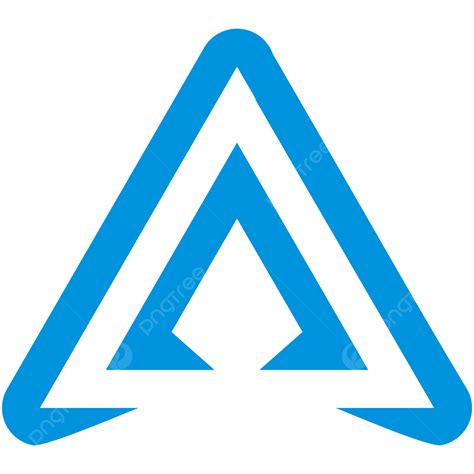 Gambar Logo Monogram Segitiga Logo Desah Vektor Png Dan Vektor