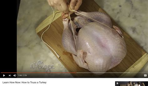 How To Truss A Turkey Turkey How To Make Turkey Preparation